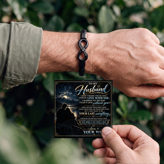 To My Husband Infinity Bracelet