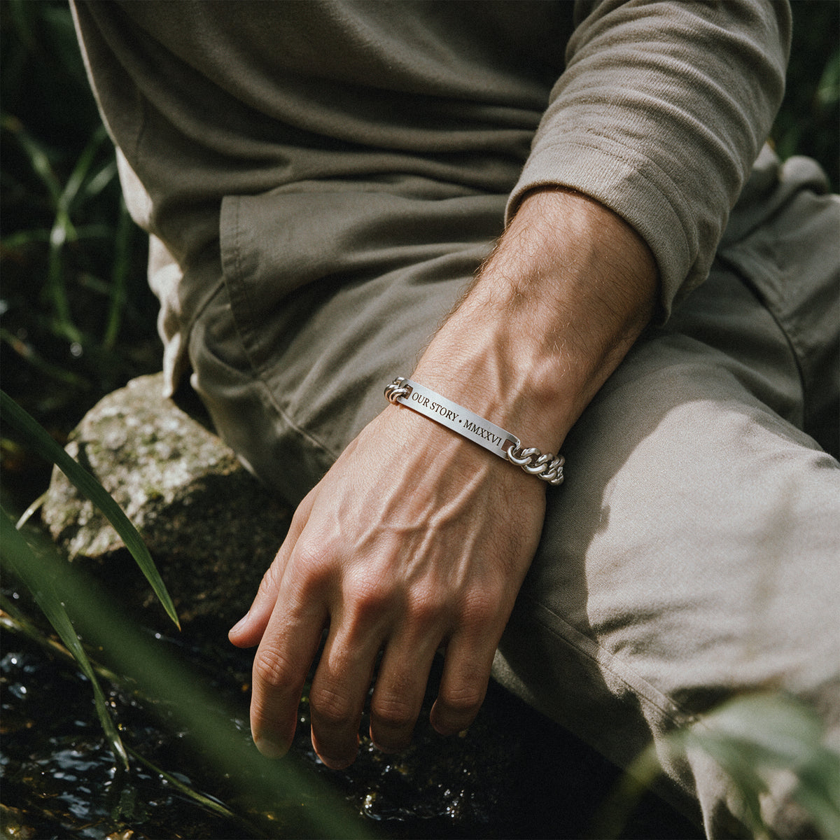 To My Love Engraved Couples Bracelets