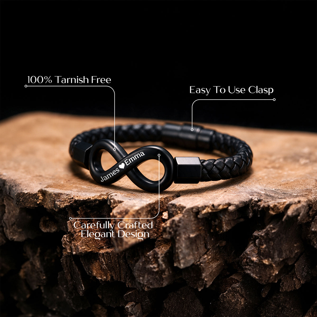To My Husband Infinity Bracelet