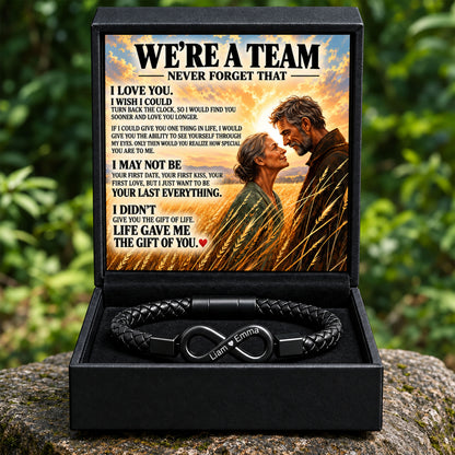 We're A Team Infinity Bracelet