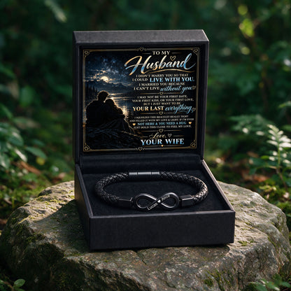 To My Husband Infinity Bracelet