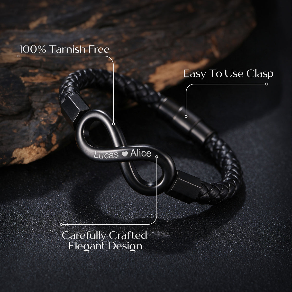To My Husband Infinity Bracelet