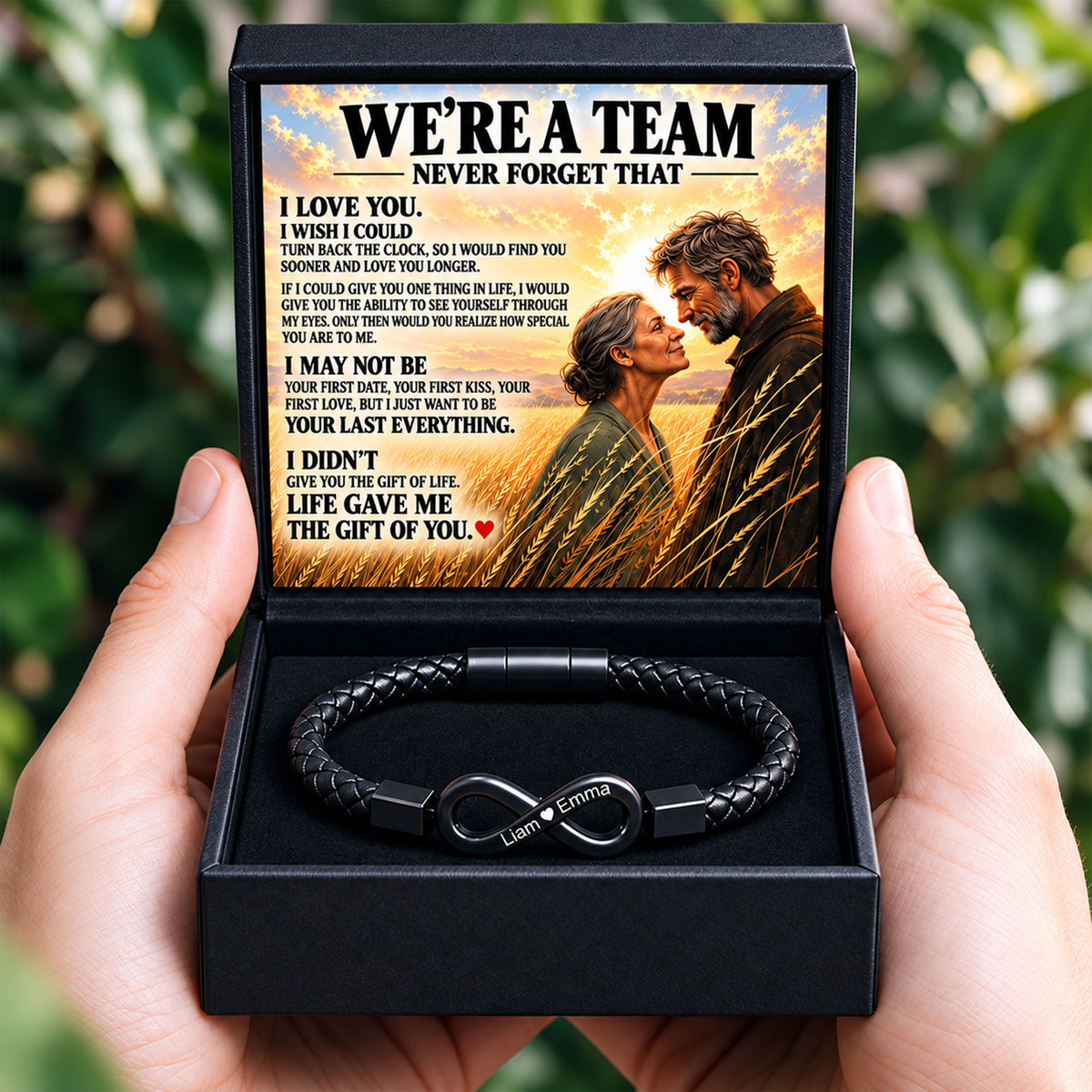 We're A Team Infinity Bracelet