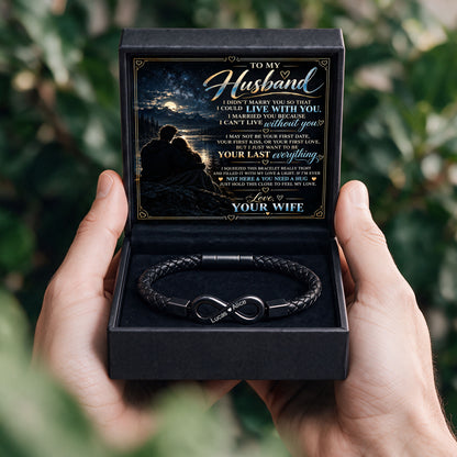 To My Husband Infinity Bracelet