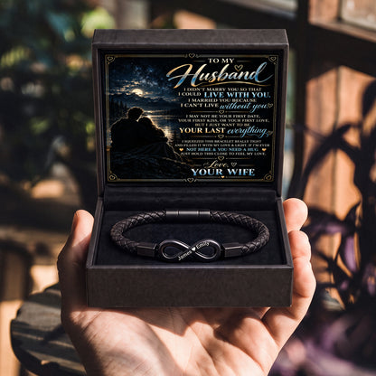 To My Husband Infinity Bracelet