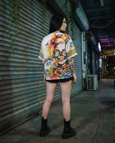 Messy Hair Don’t Care Mesh Jersey
