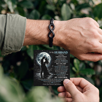 To My Husband Infinity Bracelet