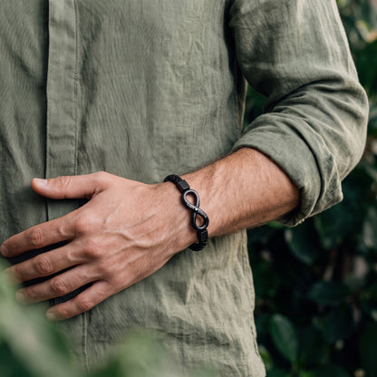 Straighten Your Crown Infinity Bracelet