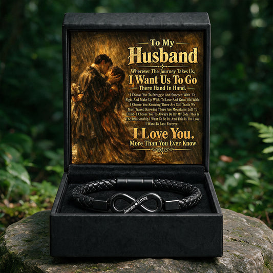 I Love You More Than You Ever Know Infinity Bracelet
