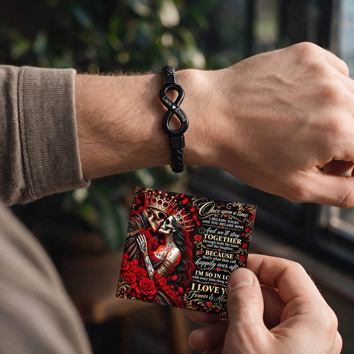 Crowned In Eternal Love Infinity Bracelet