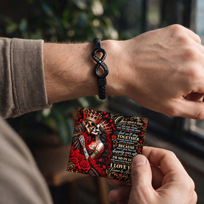 Crowned In Eternal Love Infinity Bracelet