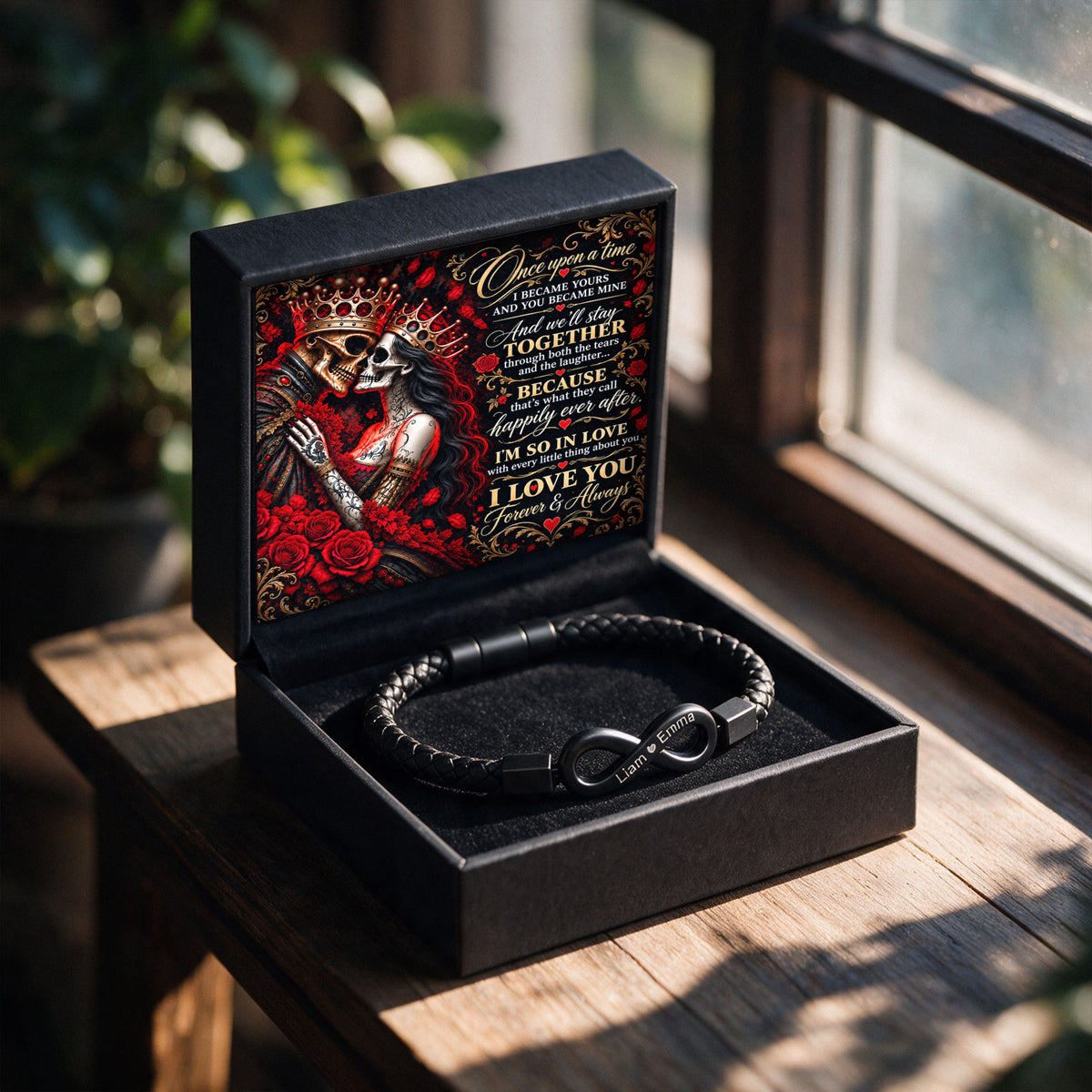 Crowned In Eternal Love Infinity Bracelet