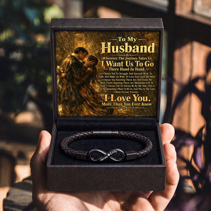 I Love You More Than You Ever Know Infinity Bracelet