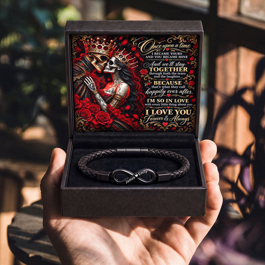 Crowned In Eternal Love Infinity Bracelet